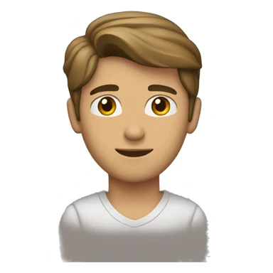 hombre joven conduciendo  sticker