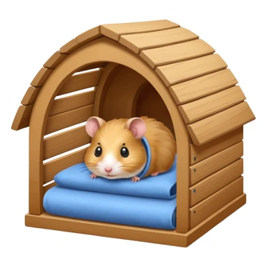 hamster hut sticker