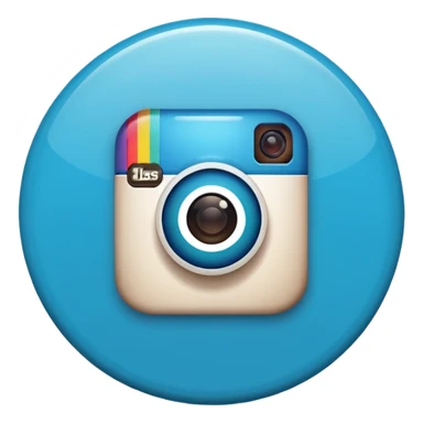 Generate a Instagram blue verified badge emoji exactly the same sticker
