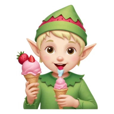 
baby elf with strawberry ice cream




 sticker