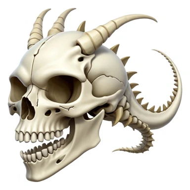 Boneknapper-Skeleton-Skull-dragon sticker