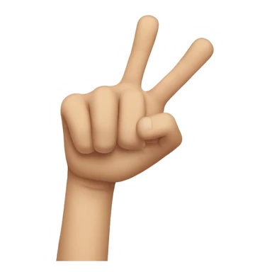 fingers ok sign with pointer finger inside it sticker