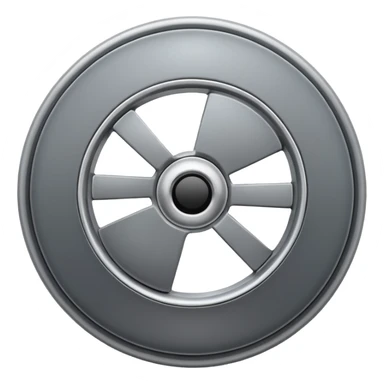 Genrate for me a settings wheel like an iphone sticker