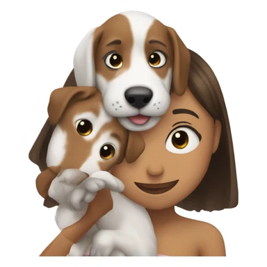 Kia petting Bailey  sticker