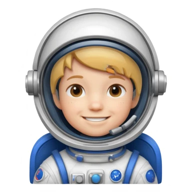 Kid in Astronaut Uniform
 sticker