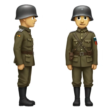 German Soilder sticker