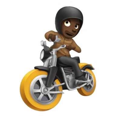 Robber Riding a lowridr sticker
