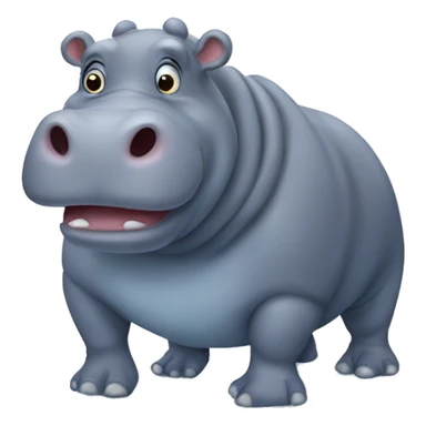 Hippo freezing sticker