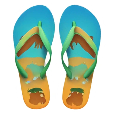 flip flop sticker