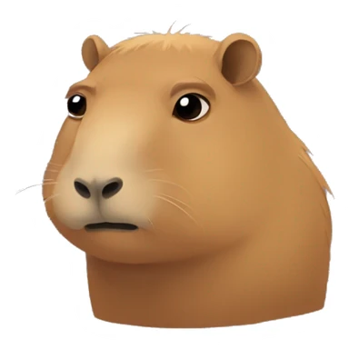 Sad Capybara  sticker