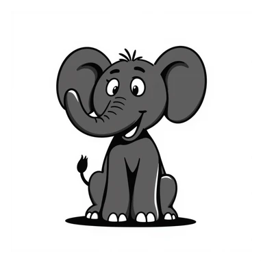 Elephant sticker