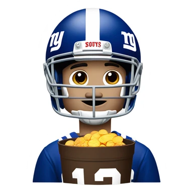 Make Daniel jones on the NY Giants but he’s a trash can, he’s number 8 sticker