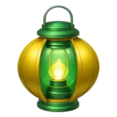 yellow lantern green lantern sticker