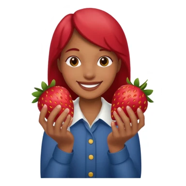 strawberries hold mick sticker