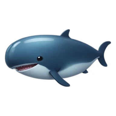 Baleine sur un chat sticker