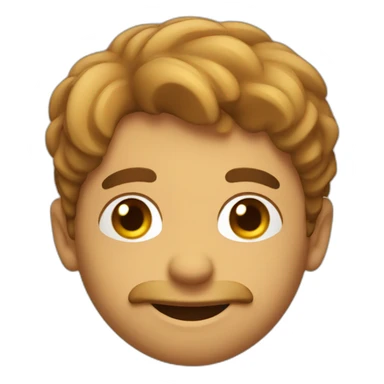 Spanish guy with bear winking sticker