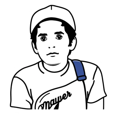 John Mayer cartoon sticker sticker