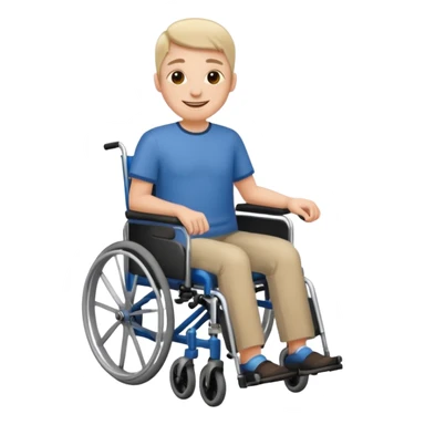 Disabled wheel chair user sticker