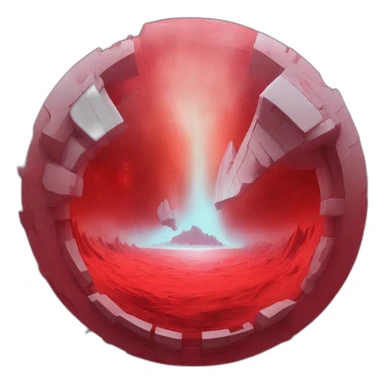 red sector mega demo sticker