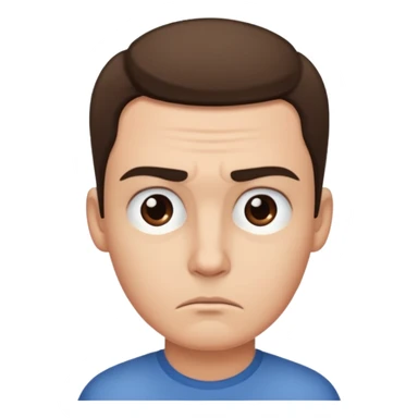 Emoji igual a este:🤨 sticker