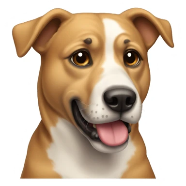 perro con pena sticker