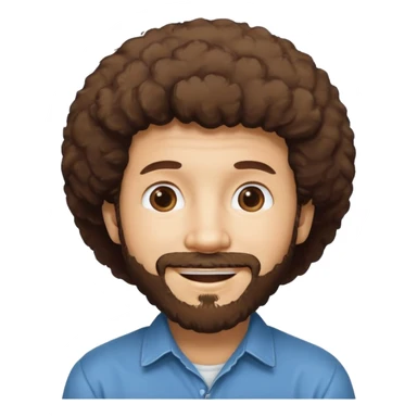 bob ross sticker