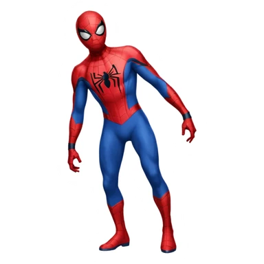 Spider man showing his butt sticker