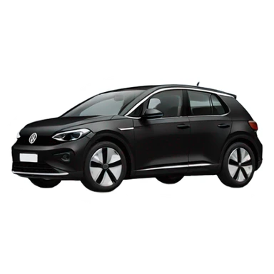 Black Volkswagen id.3 sticker