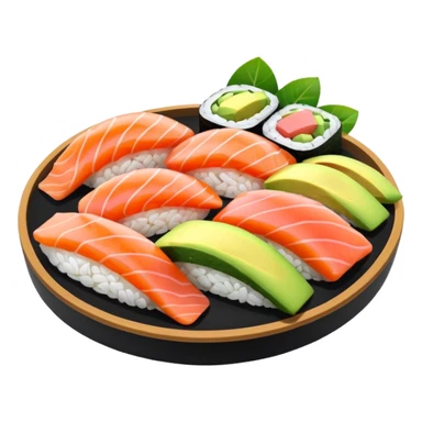 sushi rosa sticker