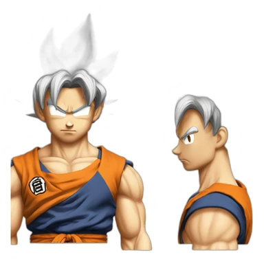 San goku déguisé en akastuki sticker