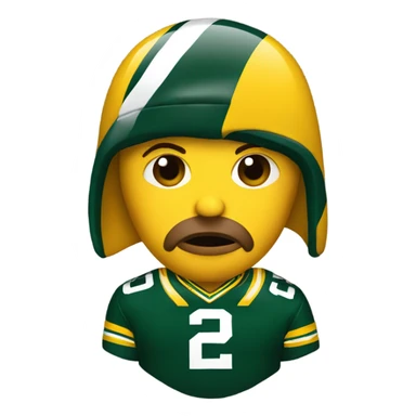 Sad packer fan sticker