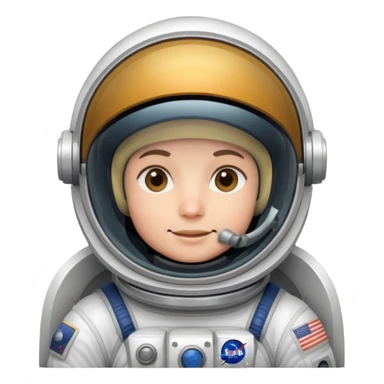 astronaut in space sticker