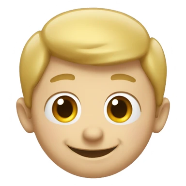 A little fat emoji smiling  sticker