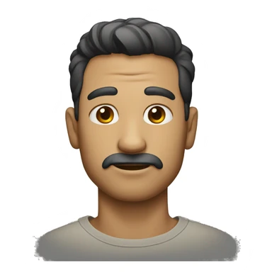 Hombre indiferente  sticker