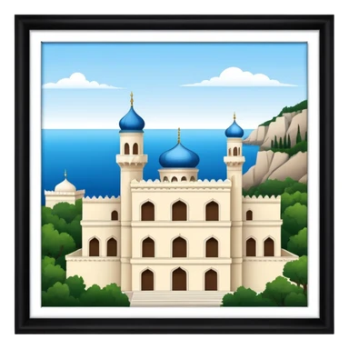 Khan palace crimea sticker