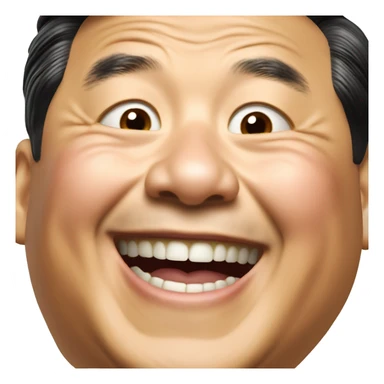 Xi-jinping laughing sticker