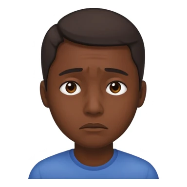 Shaking head while sad sticker