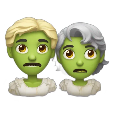 Romeo and Juliet zombies sticker