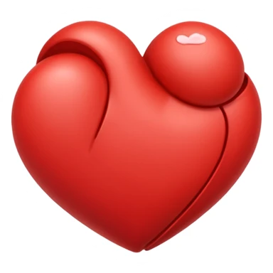 real heart sticker