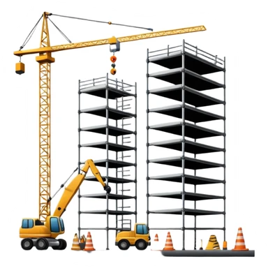 Logistique de chantier sticker