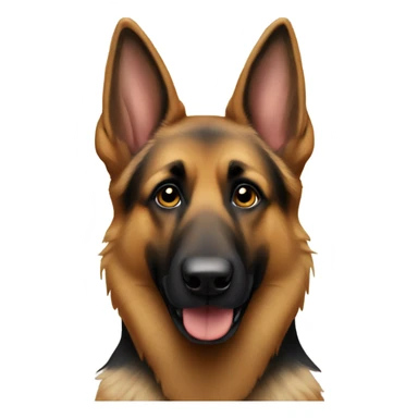 Sable German shepherd  sticker