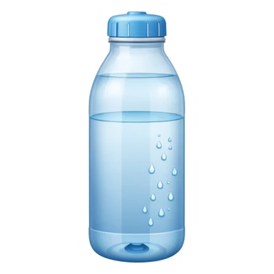 Store bought Water bottle sticker