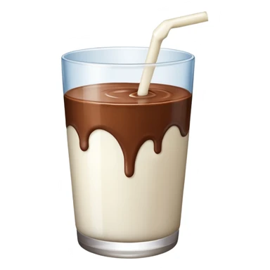 milk with chocolate sticker