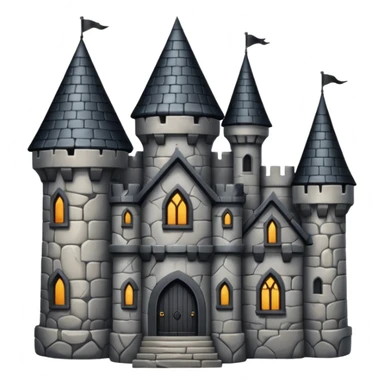 Дом с замком sticker