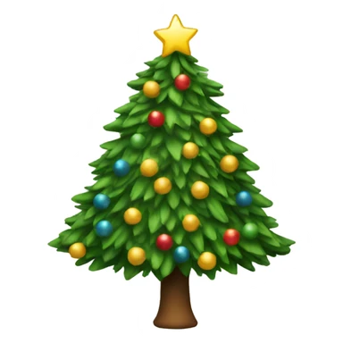 Christmas tree sticker