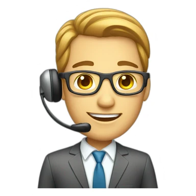 call center agent sticker