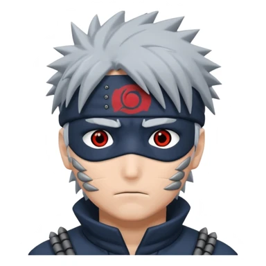 Kakashi Hatake con un ojo sharingan sticker
