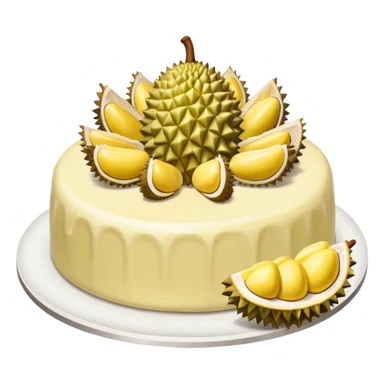 durian cake sticker