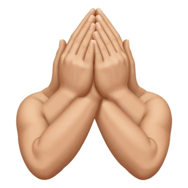 2 hands prayer sticker