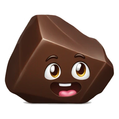 Rock eating Hershey’s chocolate sticker